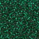 Miyuki delica beads 10/0 - Silver lined emerald dyed DBM-605